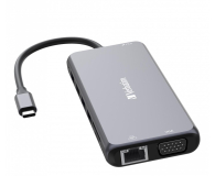 Verbatim USB-C - 3xUSB 3.2, USB-C PD, 2xHDMI, VGA, RJ45, Audio, SD - 1236407 - zdjęcie 3